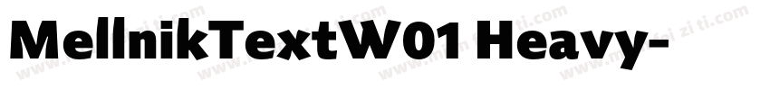 MellnikTextW01 Heavy字体转换